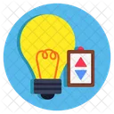 Gluhbirne Gluhbirne Innovation Icon