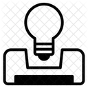 Die Glühbirne  Symbol