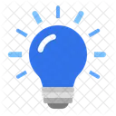 Gluhbirnen Idee Innovatives Konzept Idee Symbol