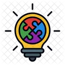 Symbol Gluhbirne Puzzle Symbol