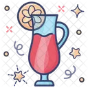 Gluhwein Wodka Wein Symbol