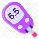 Glucometer Zuckertest Glukoseuberwachung Symbol