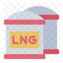 GNL Gaz Liquefie Energie Icône