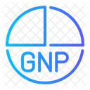 Gnp Gross National Product Data Analytics Icon