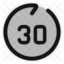 Go Forward Sec 30 Seconds 30 Second Icon