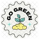 Go Green Ecology Eco Icon