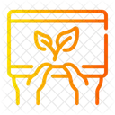 Go Green Sign Board Icon