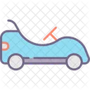Go Kart Amusment Racing Car Icon