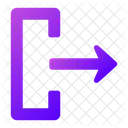 Go Out Sign Out Log Off Icon