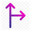 Go Right Turn Right Navigate Icon