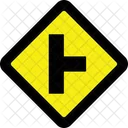 Go straight or right  Icon