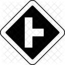 Go Straight Or Right Gostraightorright Gostraightrightsigns Icon