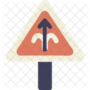 Go straight sign  Icon