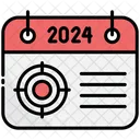Goal Calendar 2024 Icon