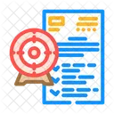 Goal Setting Success Icon