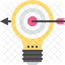 Goal Idea Bulb Icon