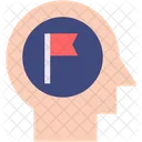 Goal Knowledge Mind Mapping Icon
