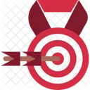 Goal Effectiveness Bulleye Icon