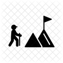 Goal Achieve Flag Icon