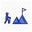 Goal Achieve Flag Icon