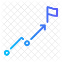 Goal Business Plan Strategy Icon