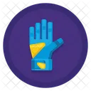 Goal Keeper Glove Golly Glove Ball Icône