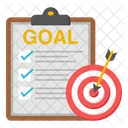 Goal List Aim List Purpose List Icon