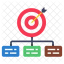 Goal Network Goal Connection Aim Network Icon