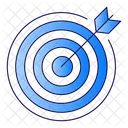 Goal Setting Target Success Business Objectives Icon