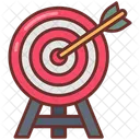Goal Setting Goal Fixing Target 아이콘