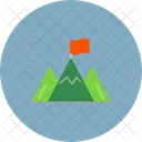 Goal Summit Aim Ascent Icon