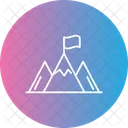 Goal Summit Aim Ascent Icon