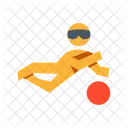 Goalball Para Sports Ball Icon