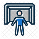 Hockey Player Field Goaltender Icon