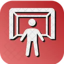 Goalie Hockey Player Field Icon