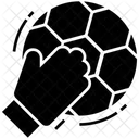 Football Goal Goalie Gloves Goalkeeper Icon