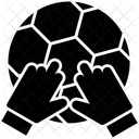 Football Goal Goalie Gloves Goalkeeper Icon