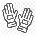Goalkeeper Gloves Clothes Icon