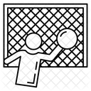 Goalkeeper Player Net Icon