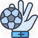 Goalkeeper Soccer Soccer Ball Icon
