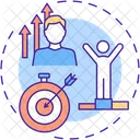 Goals based motivation  Icon
