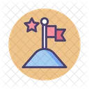 Goals Completion Completion Flag Icon