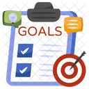 Goals List  Icon