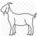 Animals And Wildlife Pack Goat Thin Line Icon Icon