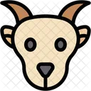 Goat Animal Face Fauna Icon