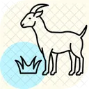 Goat Eating Grass Goat Eating Icon