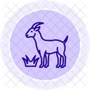 Goat Eating Grass Goat Eating Icon