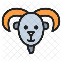 Goat Face  Icon
