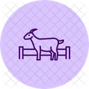 Goat Fence Line Goat Fence Icon