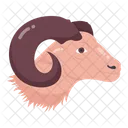 Goat Goat Head Animal Face Icon
